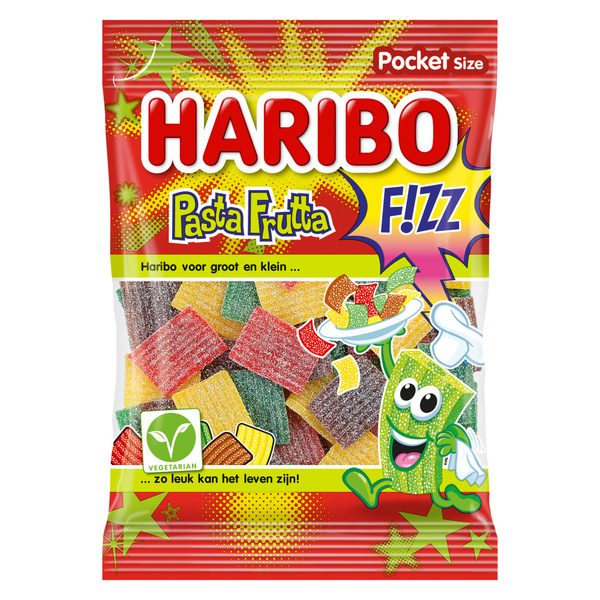 Haribo pasta frutta fizz voorkant
