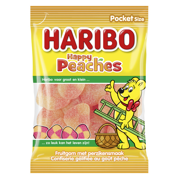 Haribo peaches voorkant