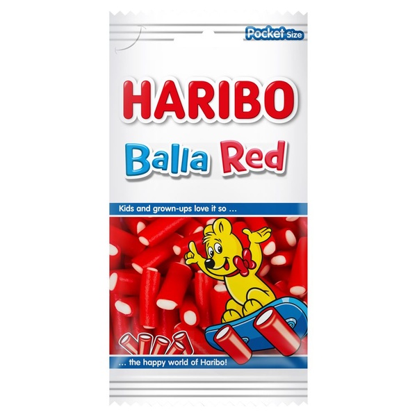 Haribo snoep balla red voorkant