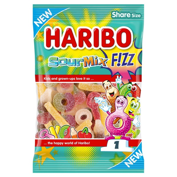 Haribo sour mix fizz voorkant