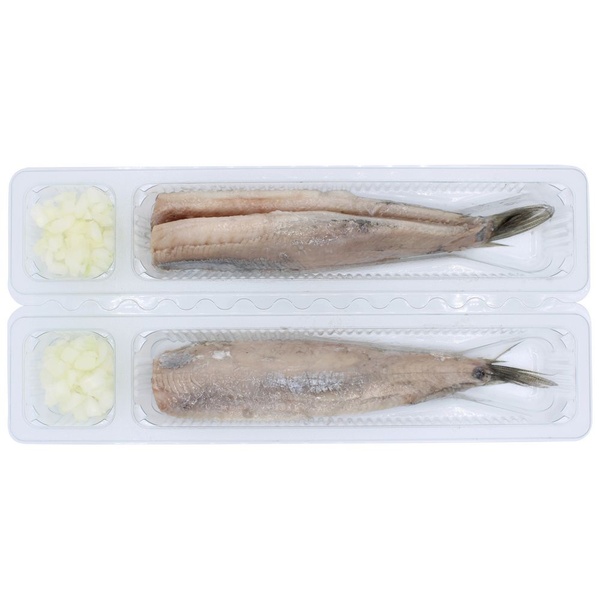 haring met ui voorkant