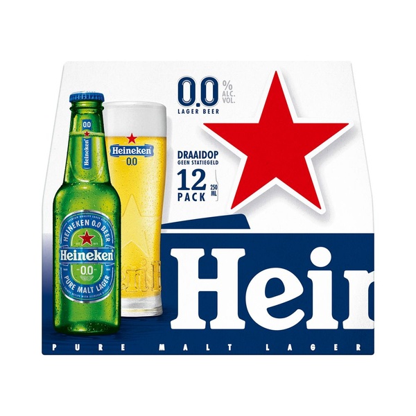 Heineken 0.0 12-pack voorkant