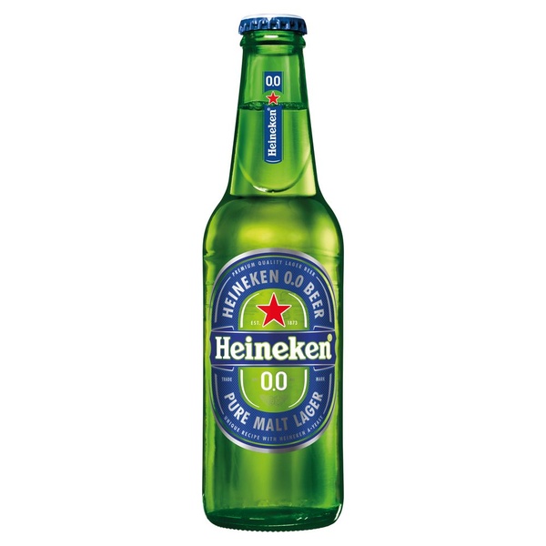 Heineken bier 0.0% achterkant