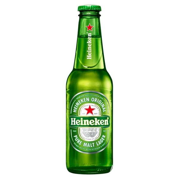 Heineken pils fles voorkant