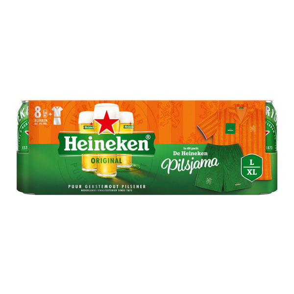 Heineken premium pilsener WK-pack + premium voorkant