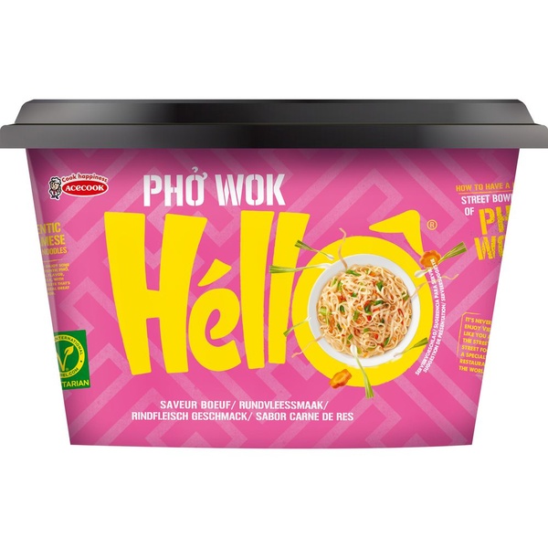 Hello Pho Wok rundvlees voorkant
