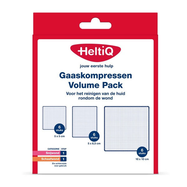 HeltiQ gaaskompressen volume pack voorkant