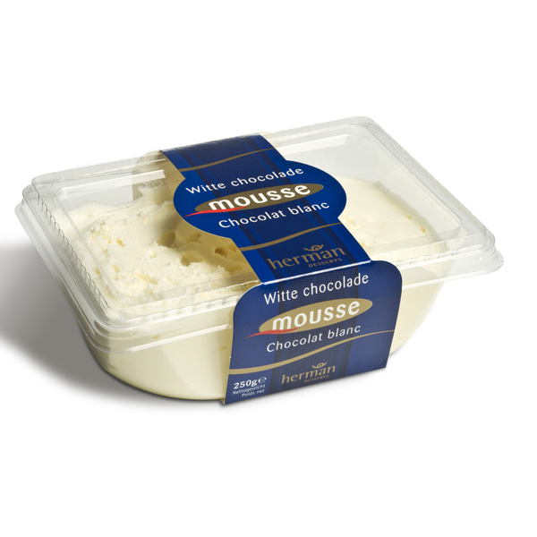 Herman Desserts Mousse Witte Chocolade voorkant