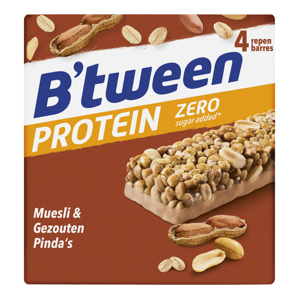 Hero Hero Proteïnereep Zero Muesli & Gezouten Pinda's voorkant