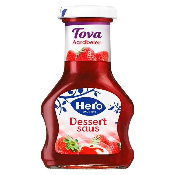Hero Tova dessertsaus aardbeien voorkant