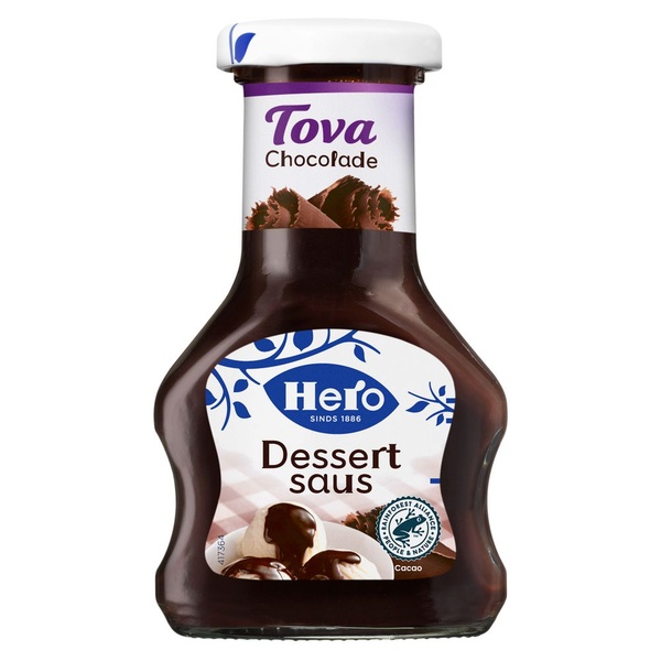 Hero Tova dessertsaus chocolade voorkant