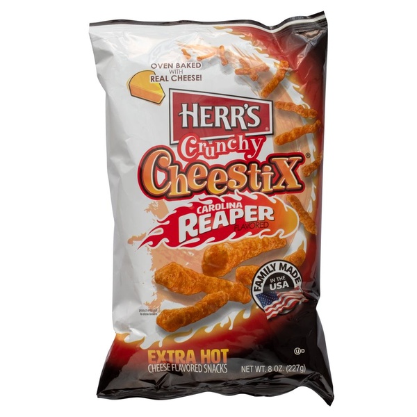 Herr's chips cheestix voorkant