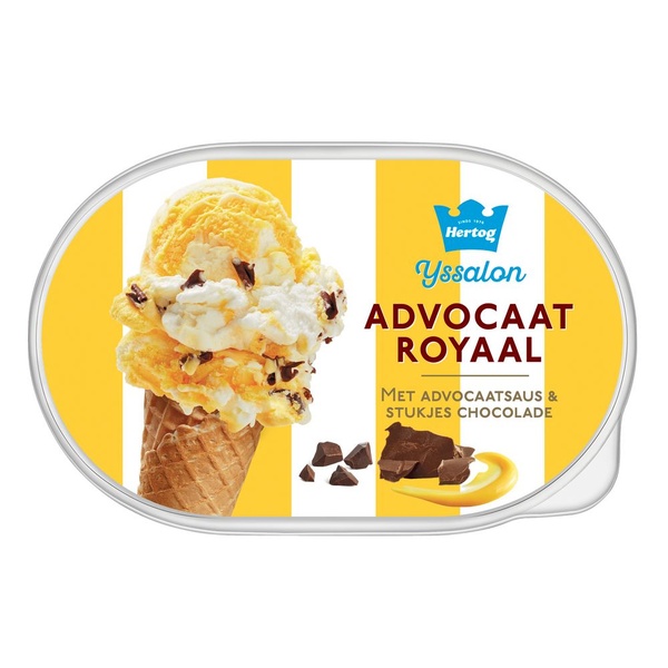 Hertog ijs advocaat royaal voorkant