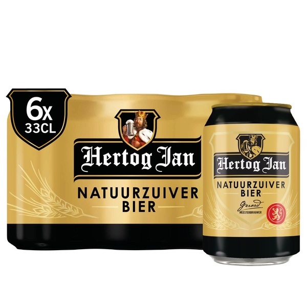 Hertog Jan pils multipack gekoeld blik 330 ml voorkant