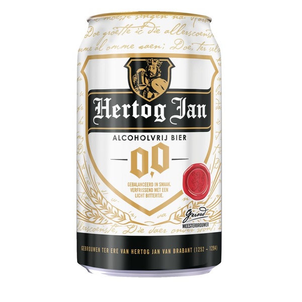 Hertog Jan pilsener 0.0 voorkant