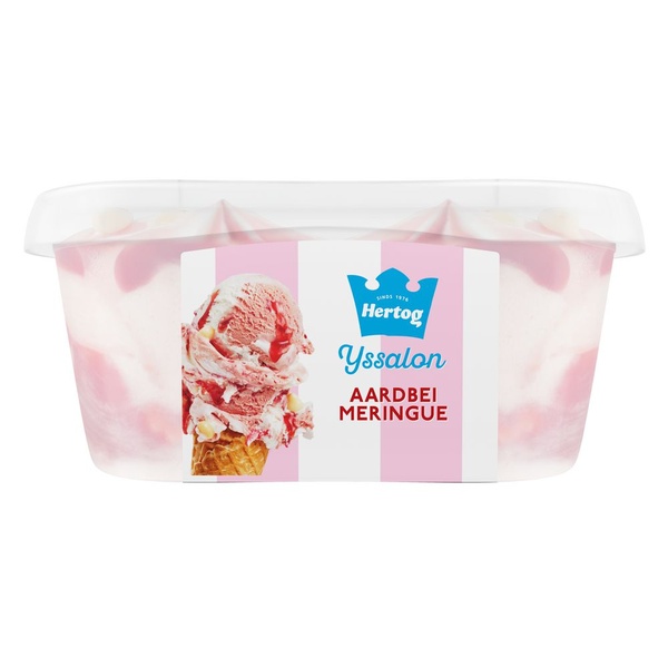 Hertog schepijs strawberry meringue voorkant
