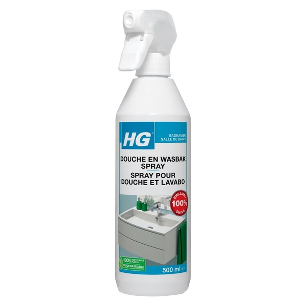 HG badkamer reiniger  spray voorkant