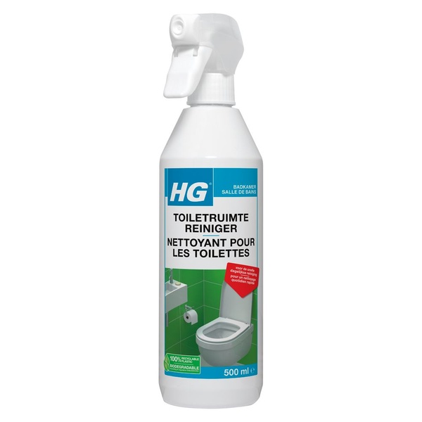 HG toiletruimte reiniger spray voorkant