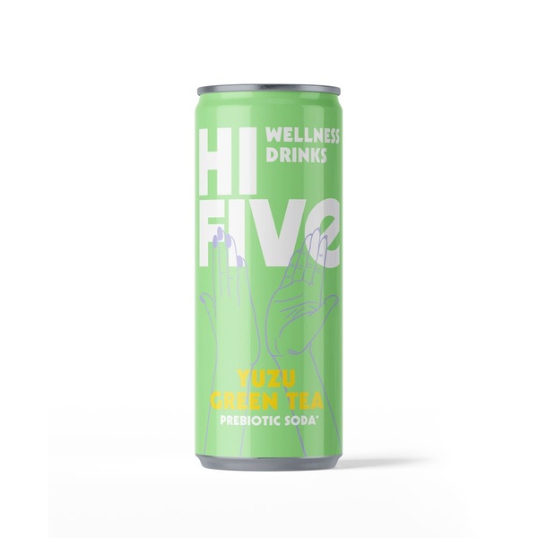Hi-Five ice tea yuzu green voorkant