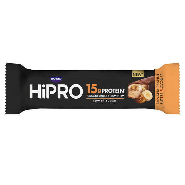 Hipro bar protein pindakaas banaan voorkant