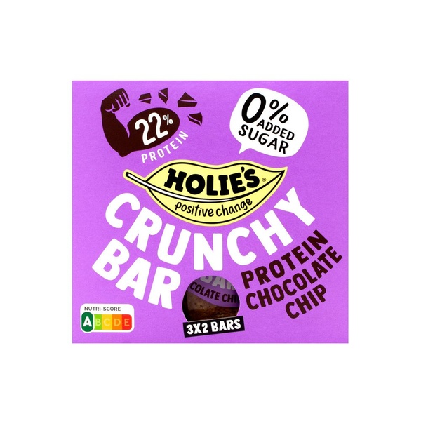 Holie's proteinebar protein chocolate chip voorkant