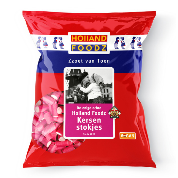 Holland Foodz Holland Foodz Kersenstokjes voorkant