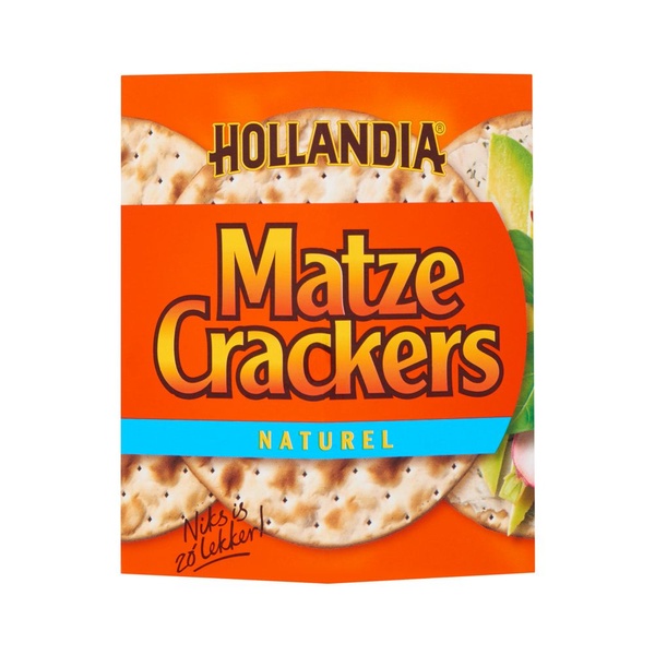 Hollandia Matzes Crackers Naturel voorkant