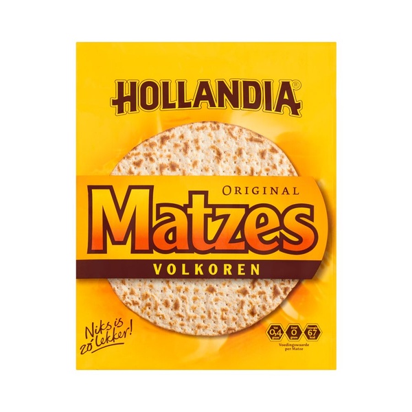 Hollandia Matzes matzes volkoren voorkant