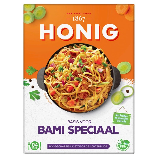 Honig bami speciaal basis voorkant