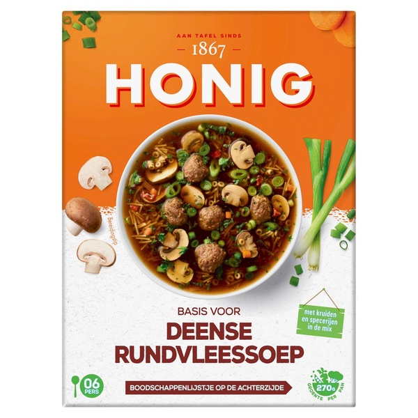 Honig basismix deense rundvlees voorkant