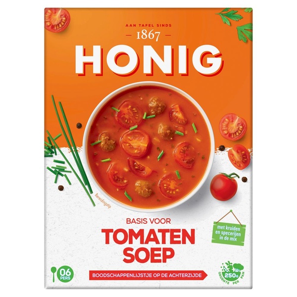 Honig basismix tomatensoep voorkant