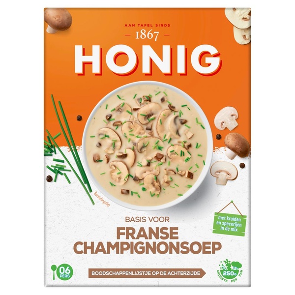 Honig Franse champignonsoep voorkant