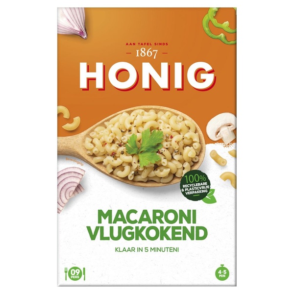 Honig macaroni vlugkokend voorkant