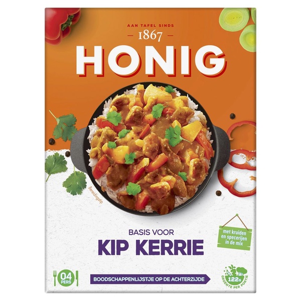 Honig mix kip kerrie voorkant