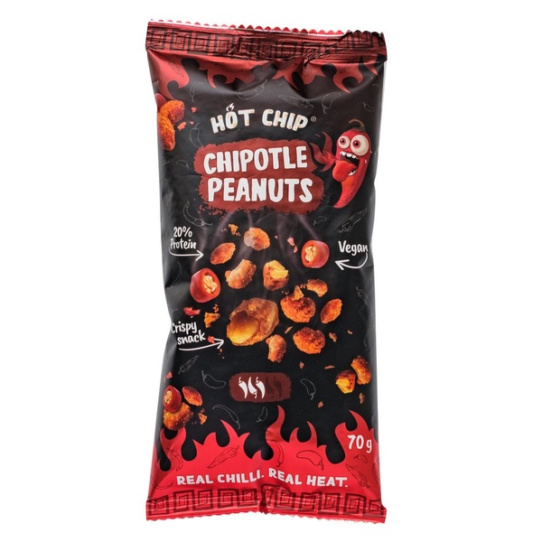 Hot-Chip pinda's chipotle peanut voorkant