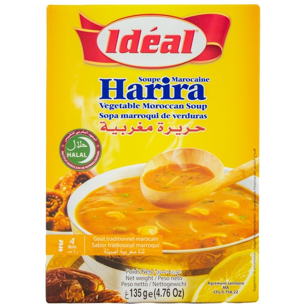 Idéal soep marokkaanse voorkant
