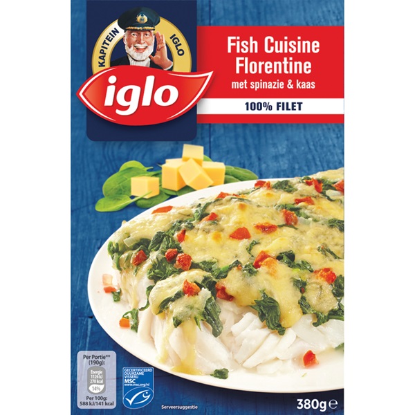 SPAR Iglo Fish Cuisine Florentine je vindt het bij SPAR