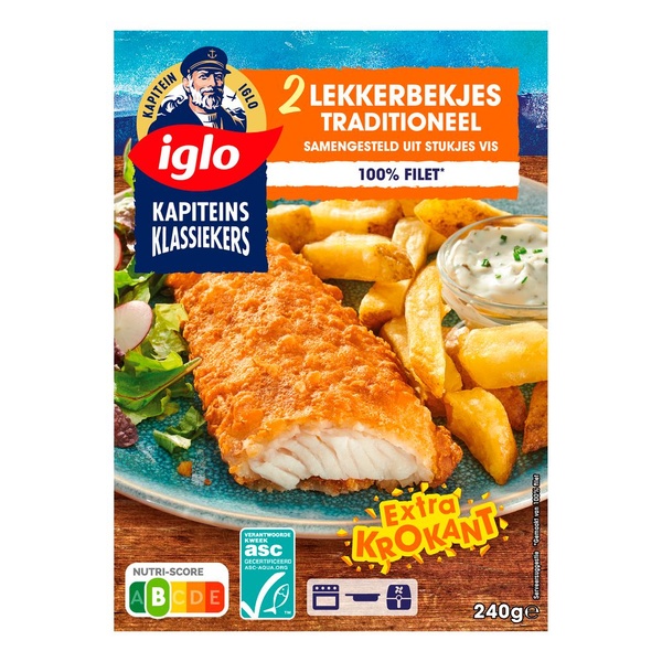 Iglo lekkerbekjes traditioneel voorkant