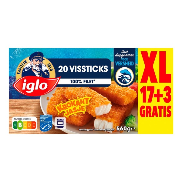 Iglo Vissticks XL voorkant
