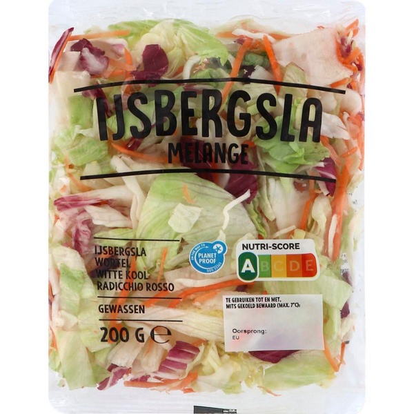 ijsbergsla melange voorkant