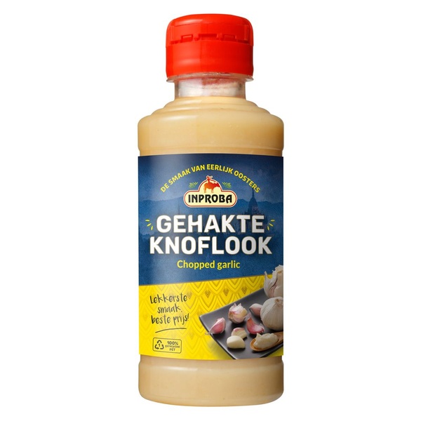 Inproba knoflook gehakt voorkant