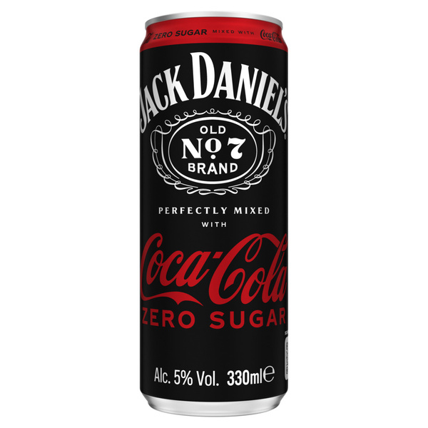 Jack Daniels Coca-Cola zero voorkant