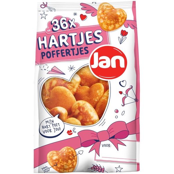 Jan poffertjes  hartjes voorkant