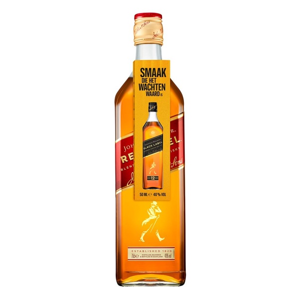 Johnnie Walker whisky red label voorkant