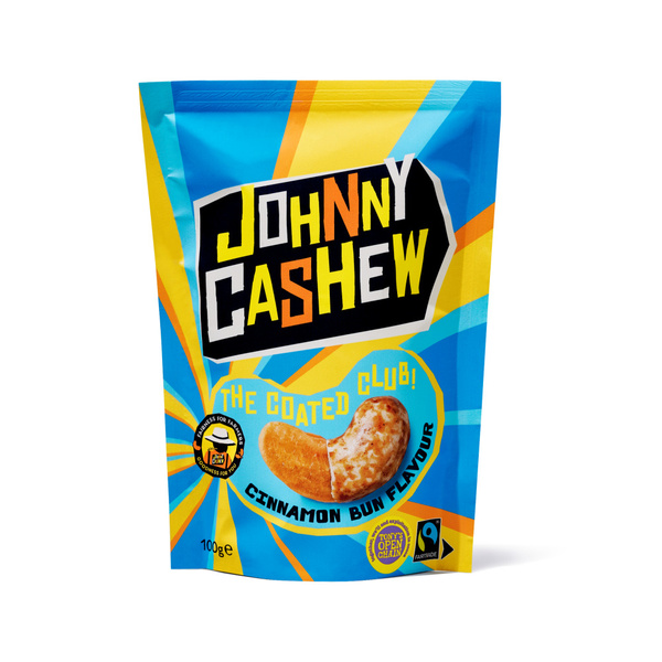 Johnny Cashew Johnny Cashew Cashewnoten Cinnamon Bun voorkant