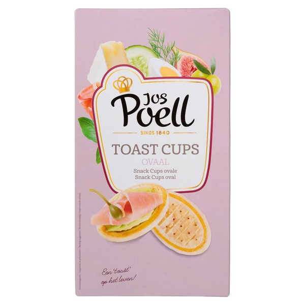 Jos Poell toast cups ovaal voorkant