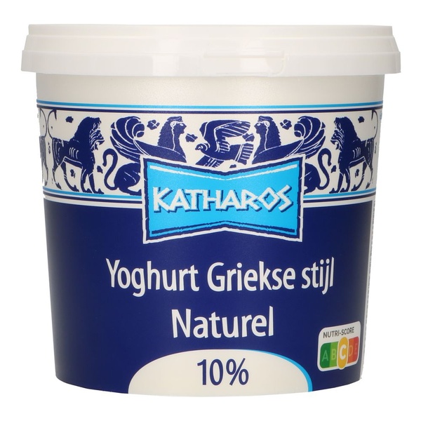 Katharos Griekse yoghurt naturel voorkant
