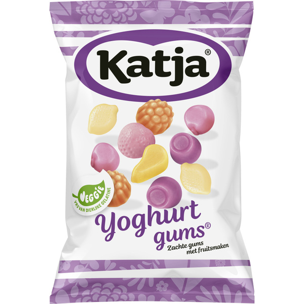 Katja Katja Yoghurtgums 135gr voorkant
