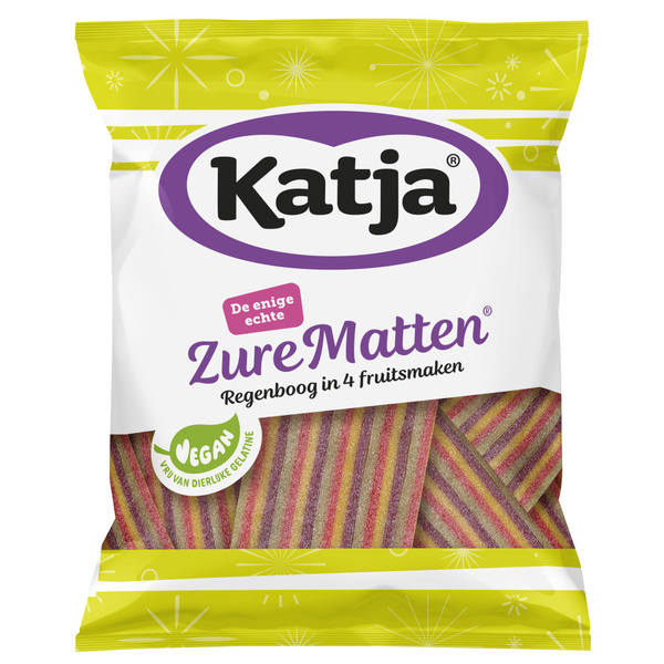 Katja Katja Zure Matten Regenboog 125gr voorkant