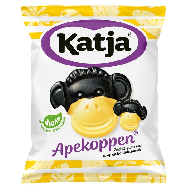 Katja snoep apekoppen voorkant
